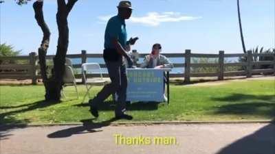 Exploiting a legal loophole to get the filming done