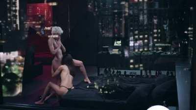 Camila Queiroz & Agatha Moreira - hot lesbian sex in brazilian series Verdades Secretas (2021)