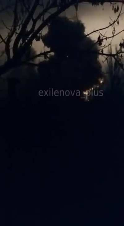 Explosion at an ammunition depot in Donetsk (under russian control) / 05.11.2025