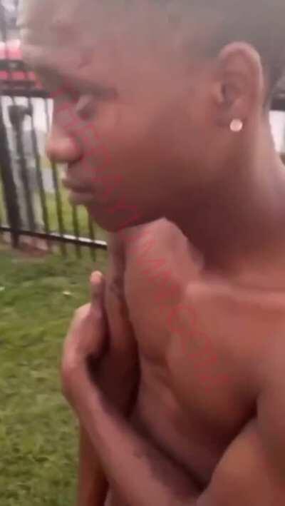 Dude Gets Strip Naked And Humiliated For Allegedly Stealing Money Out Of Someone Dorm Room At Albany State University