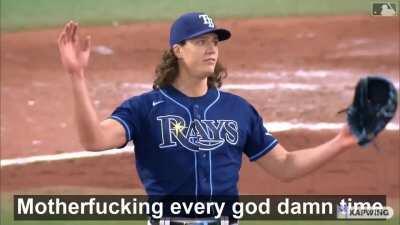 You asked for it, here it is! Glasnow in all his subtitled glory.