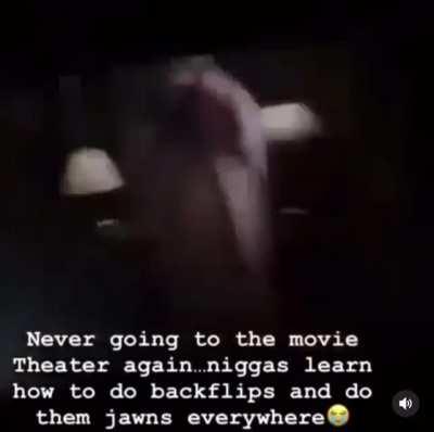 Mf did a backflip while watching spiderman💀