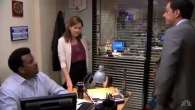 Deleted scene from the Cathy and Jim hotel room segment. Was Cathy really pathetic according to Pam?