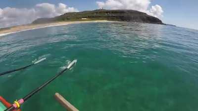 Anyone here heard of surf boat rowing 🚣‍♀️