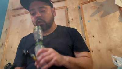 Home made bong got to love’em