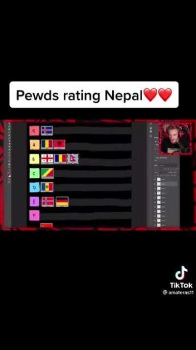 Pewdiepie loves Nepal. But is scared of us powerful Nepali😍🙏😎💪