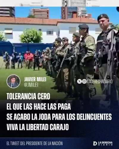 Inminente anuncio de Javier Milei sobre un Nuevo Código Penal mucho más severo