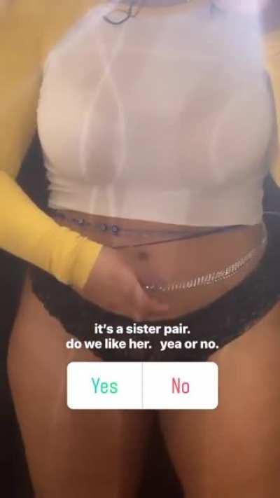 She’s so comfortable showing that body