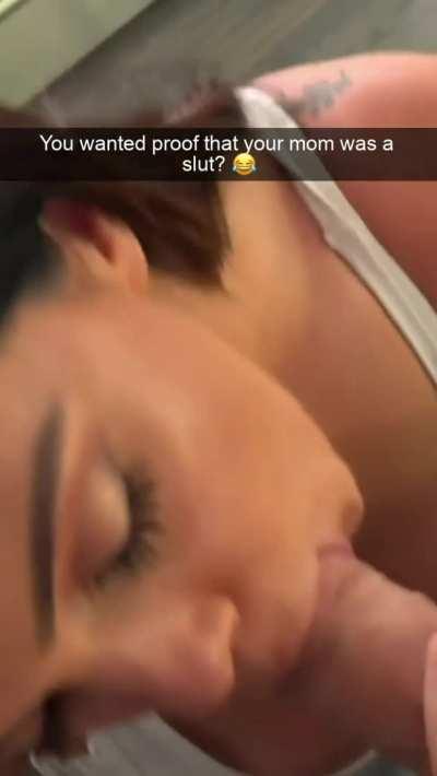 If he can make your mom blow him, there is nothing you can do