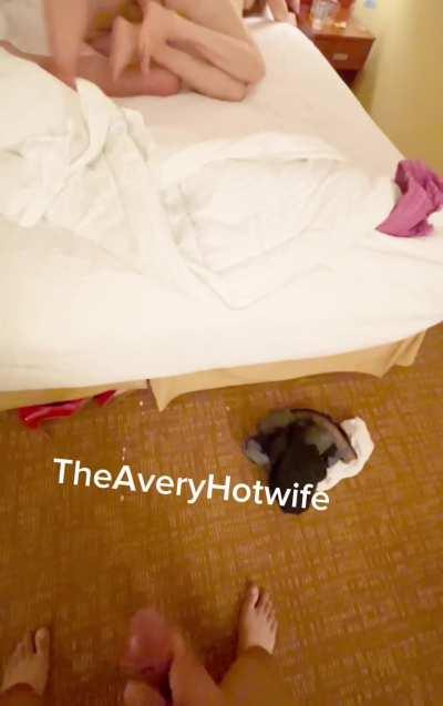 Hubby could not control and busted the biggest load watching me treated like a whore by my boyfriend