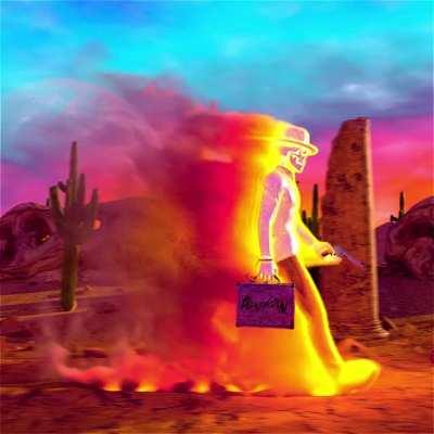 Not quite the typical cars and palm trees, but I feel this fits the vibe.