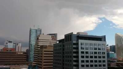 Tornado Warning Storm Headed for Downtown