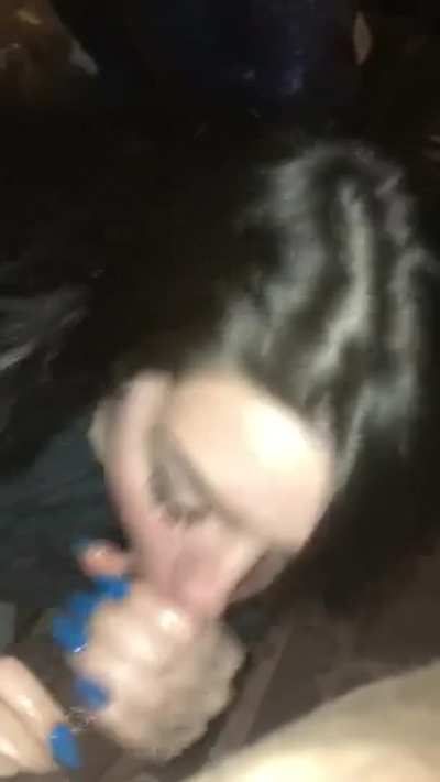 She never treats an white cock this way...