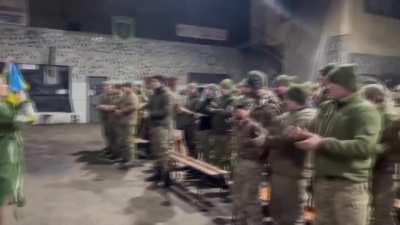 Yaroslava Rudenko visits the defenders and sings their favorite song, Glory to the heroes 🇺🇦🇺🇦