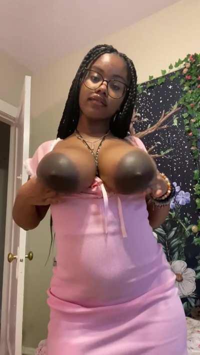 Your face is needed in between my tits