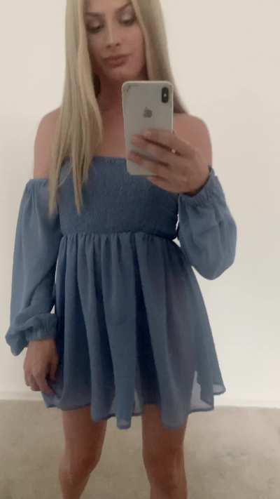 Was supposed to wear this for a wedding but my cock is too big 🥺