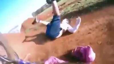 Why tf was he just standing there?!?! (Saw it on r/whatcouldgowrong)