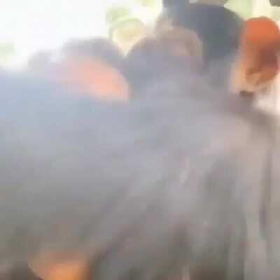 La cynthia y el cristian