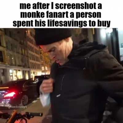 Gobbling on dat drip