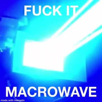 Just getting a little bit of cancer Stan. Tell mom it’s ok.