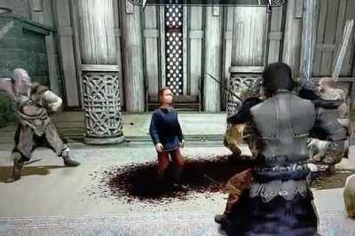 Bunch of guard and npcs trying to kill a child?