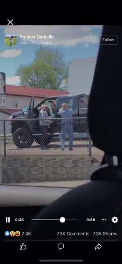 He didn’t comply, he got back in his car, he threatened to kill an officer and wasn’t shot.