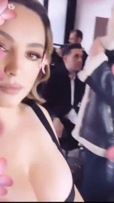 Showing us the goods