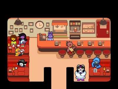 Hanging out at the diner