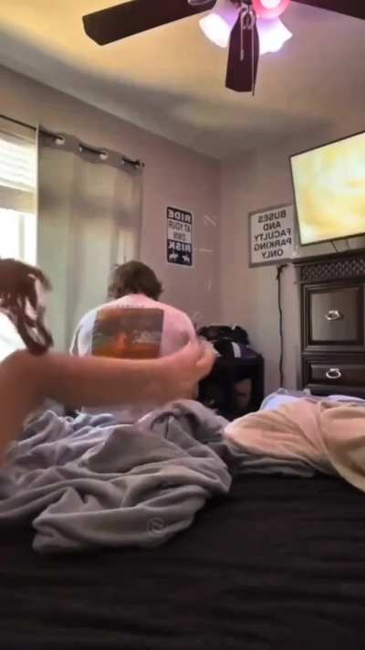 Goonette goes for the sneaky surprise attack