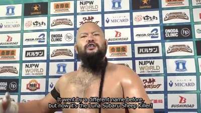 All Hail! The Great-O-Khan renames the Subaru Sheep Killer.