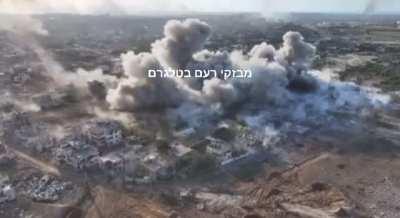 The israeli occupation destroys all of Khan Yunis