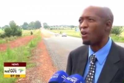 To ensure taxpayers that the road was fixed