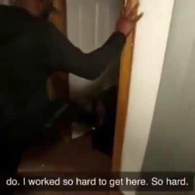 Minority business owner who invested life savings into bar that was destroyed in the riots cries while looters come back to steal from his safe ( Found on r/Minnesota)