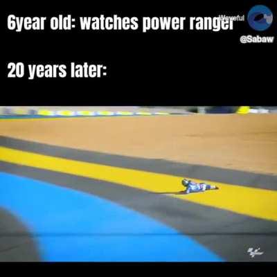 He's the blue ranger