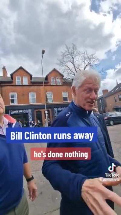 How credible is harassing a retired politician who agrees with you?