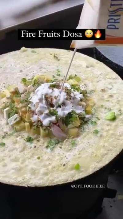 [We live in a society] Fruits dosa, Delhi