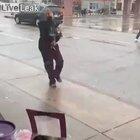 Meth addict tweaks out and it syncs up almost perfectly with the beat of 