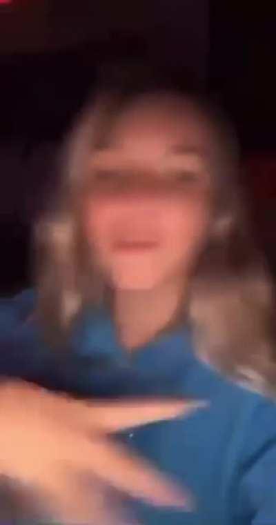 A truly wretched racist girl