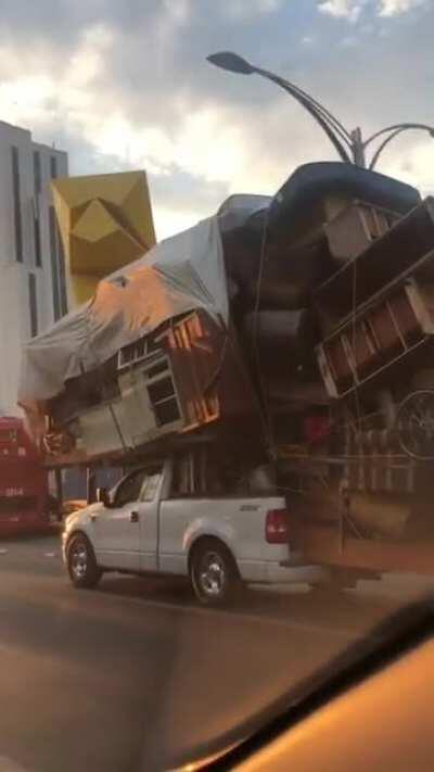 Moving van spotted in Mexico