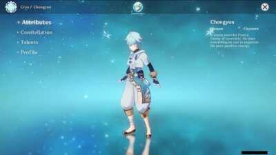 Y'all wanted it, so here's Chongyun using Sexy Jutsu