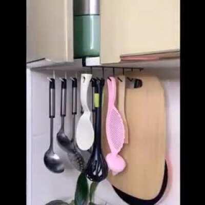 Non permanent organizing hooks