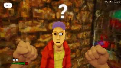 [Odd Town] Hands are 2D sprites, but still collide just like the 3D body... What do you think?