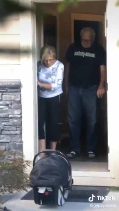 She dropped her baby off at her grandparents without telling them