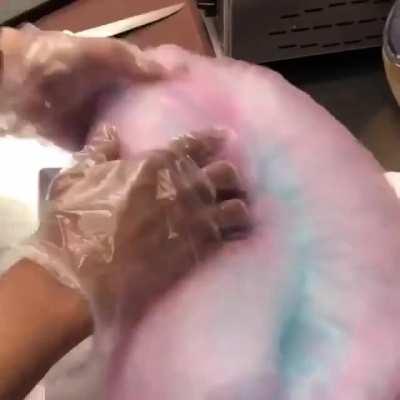 They call it a cotton candy burrito.