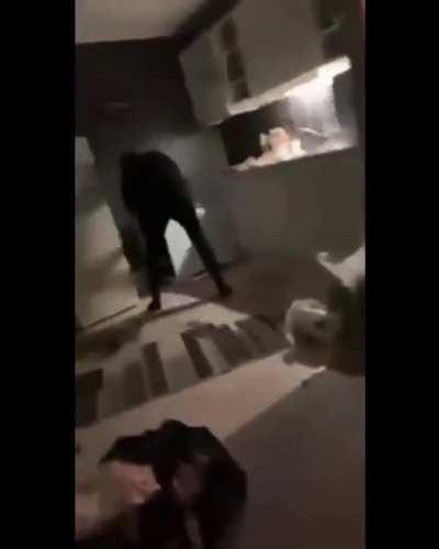 Just keepfilming while your friend burns his ass.