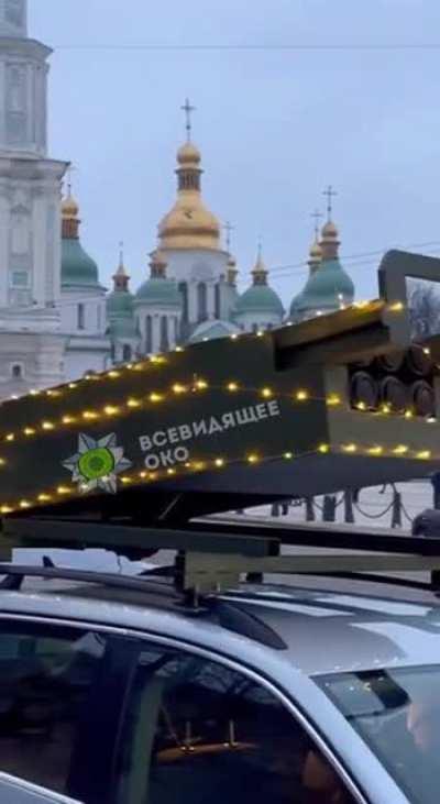 Holiday HIMARS in Kyiv