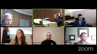 Virtual court hearing takes turn after prosecutor spots assault suspect in victims home