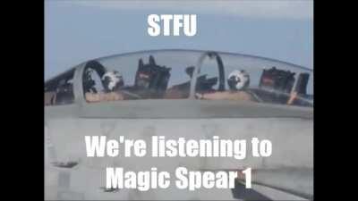 Trigger and his WSO during bunker buster