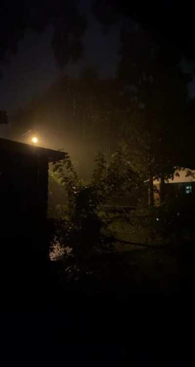 Just good ole fashioned rain