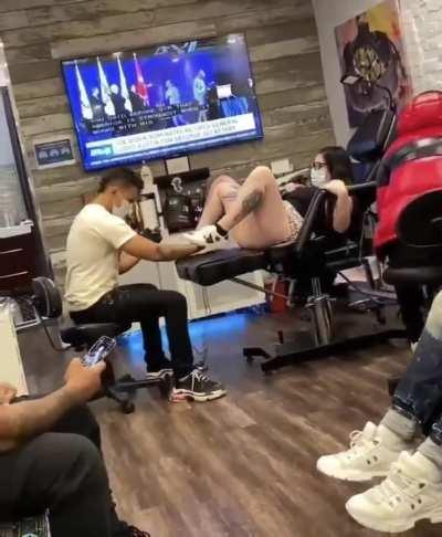 Don't expect this when you're getting a tattoo